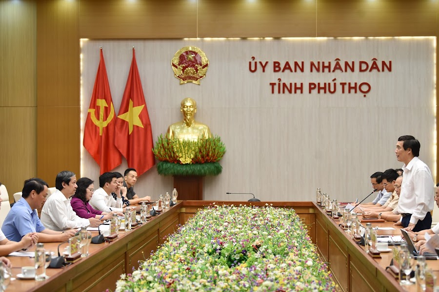 Đoàn công tác Bộ GDĐT và Ủy ban dân tộc làm việc tại tỉnh Phú Thọ