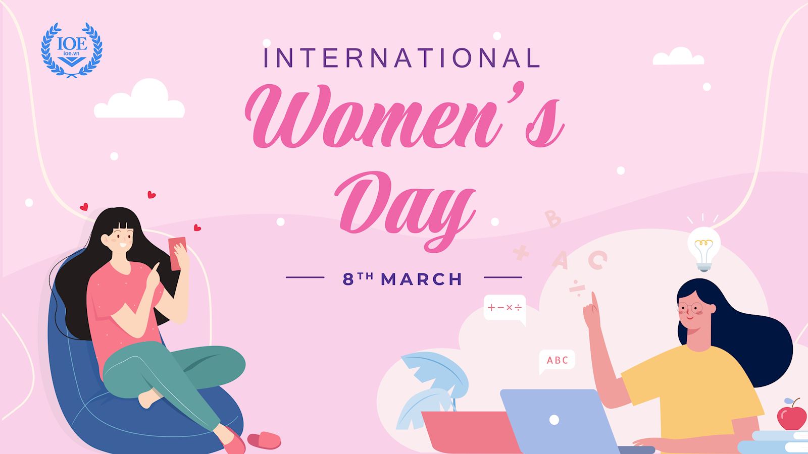Happy International Women's Day - Chúc mừng Ngày Quốc tế Phụ nữ 8/3!