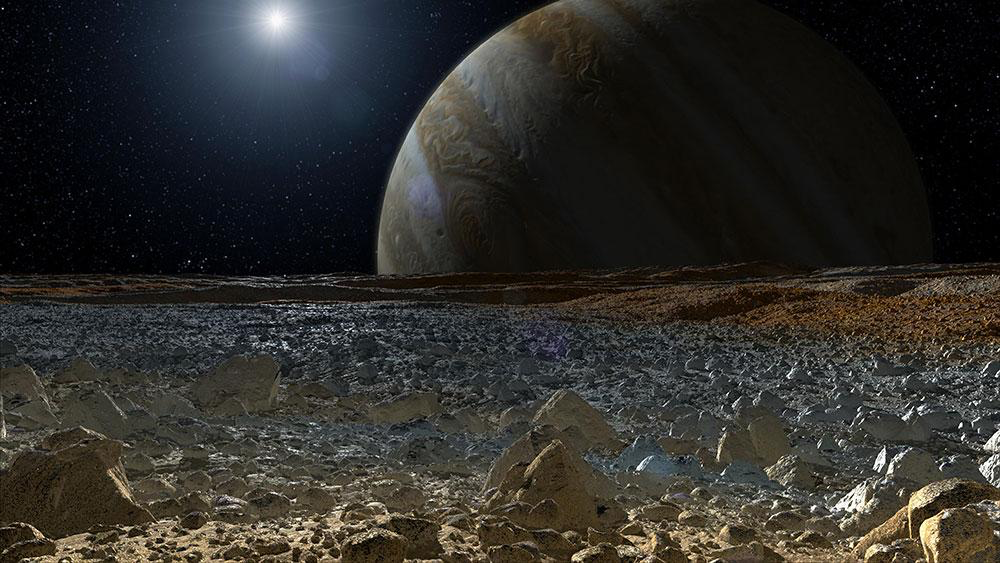 Simulated View from Europa's Surface (Artist's Concept) | NASA Solar System  Exploration