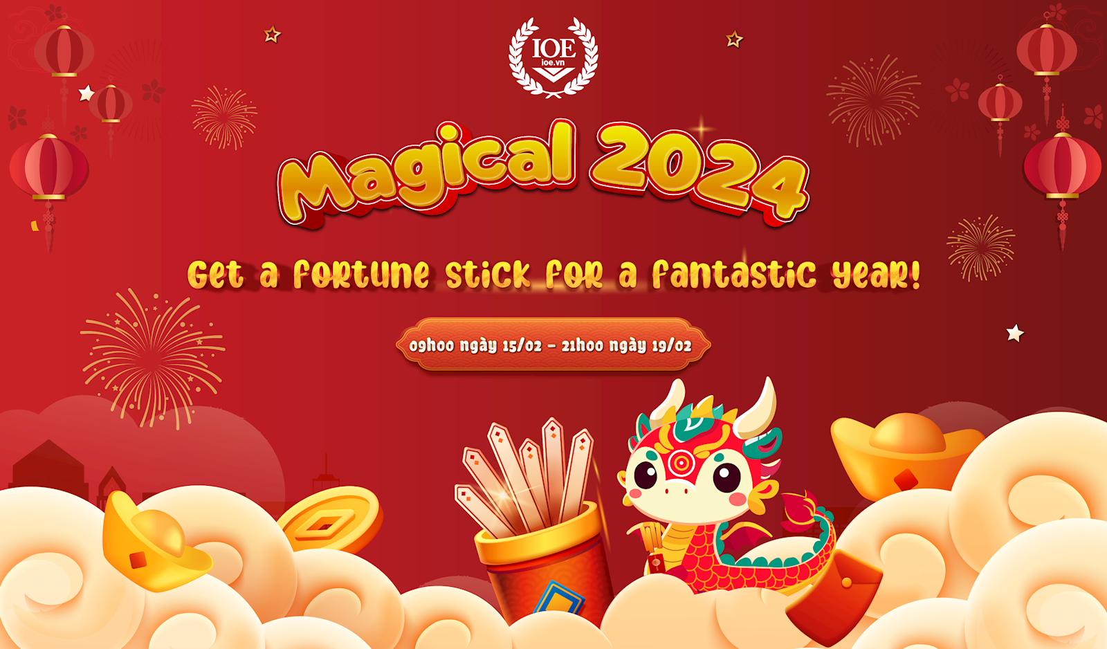 Magical 2024: Shake the divination sticks for a fantastic year!